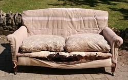 070220191910 Antique Sofa by Howard and Sons 62 or 158cmw 20 or 51cmh 32 or 82cmh 36 or 91cmh _1.JPG